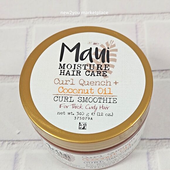 lot of 3 Maui Moisture Curl Quench + Coconut Oil Hydrating Curl Smoothie 12 Oz - Picture 6 of 7